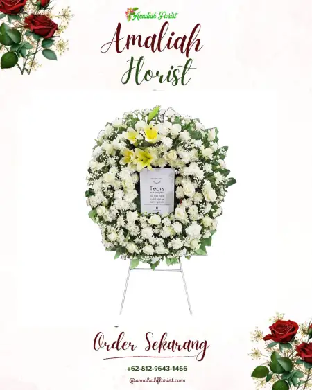 Krans Bunga Duka Pragen